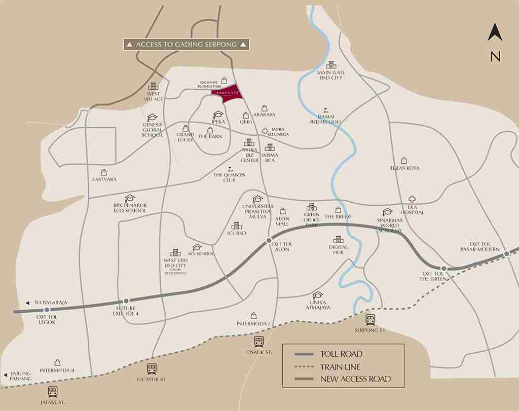 Eterne By Enchante Master Plan BSD-City.com
